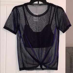 NWT Charlotte Russe sheer top